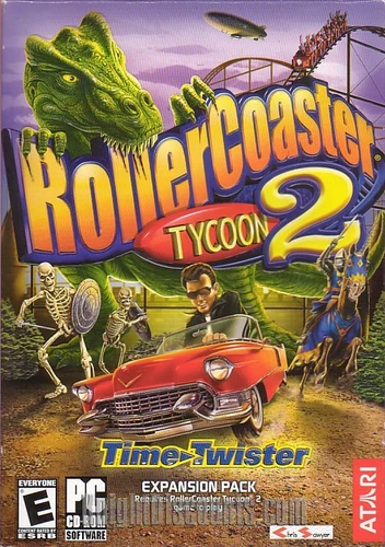 ROLLER COASTER TYCOON 2 II TIME TWISTER PC Game Expansion - US Version - NEW