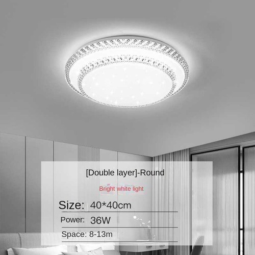 Modern Style Bedroom Light Switch Control Pendant Light New LED Ceiling Light - Picture 4 of 6