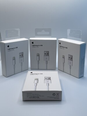 Apple 1M USB to Lightning Charger  Cable Lot Of 20