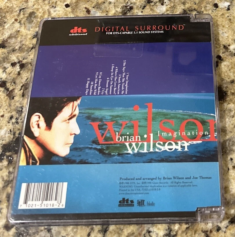 BRIAN WILSON- IMAGINATION DTS EXCELLENT - Image 2 of 4