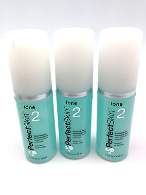 3Pk Perfect Skin 2 Kardashian Balancing Refreshing Skin Toner Face Facial Cleans