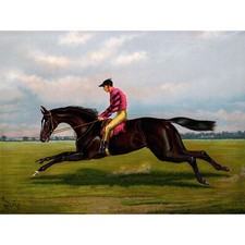 Nach Stull Rennpferd Irokese Kunstplakat Ungerahmter extragroßer Druck