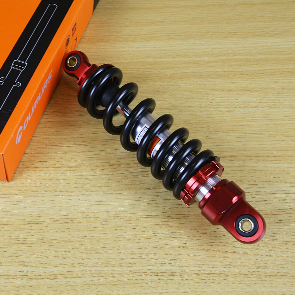 11" 280mm Universal Motorcycle Rear Air Shock Absorbers For Honda Suzuki Yamaha - Image 3 of 4