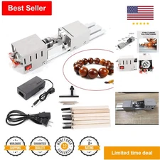 Mini Lathe Beads Polisher Machine - DIY Woodworking Tool - Portable & Powerful