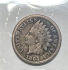 1864 1C Bronze BN Indian Cent