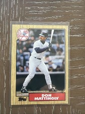 Topps 1987 Don Mattingly #500 New York Yankees Baseball Base Set Card