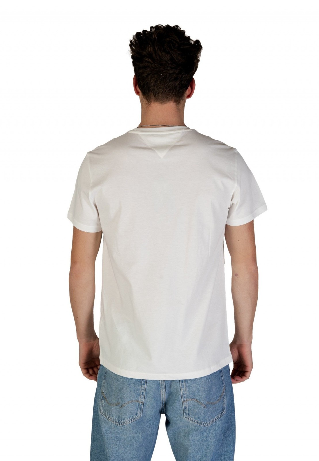 Tommy Hilfiger Jeans Abbigliamento Uomo T-shirt XL Beige DM0DM20365