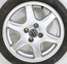 1x VW Polo 6N2 Lupo Alufelge Felge 1H0601025AE BBS 15 Zoll 6J x 15 ET45