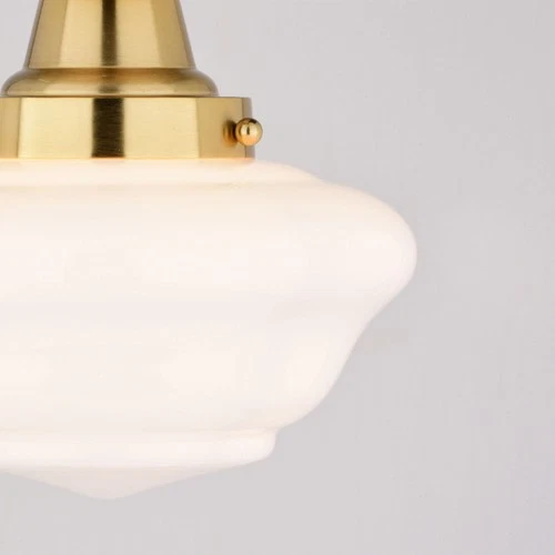 Vaxcel Lighting C0311 9"W Semi-Flush Ceiling Fixture - Gold - Picture 2 of 11