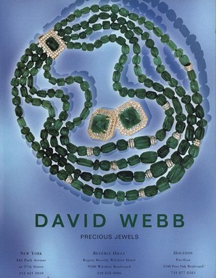 1999 David Webb Jewelry: Precious Jewels Vintage Print Ad