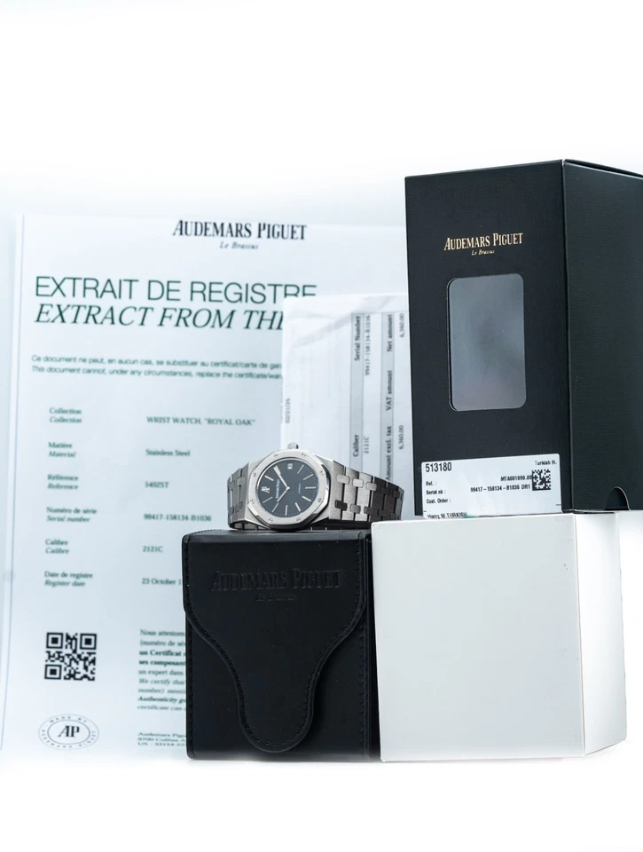 Audemars Piguet Vintage Royal Oak Jumbo Automatic 39mm Stainless Steel 5402ST - Image 2 of 4