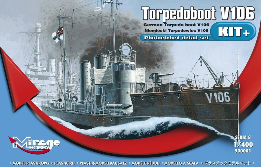Mirage Hobby 900001 - 1:400 Torpedo Boat V106