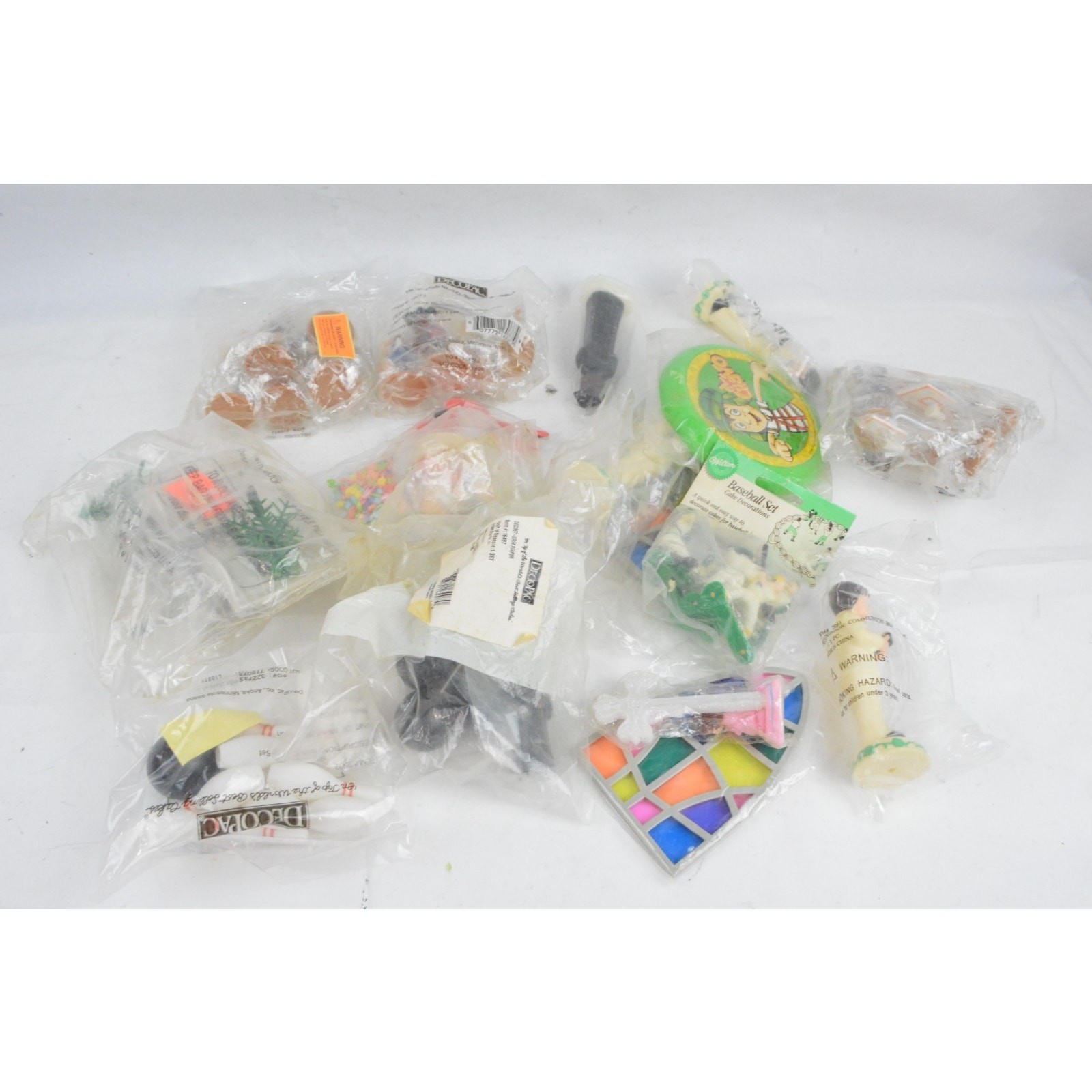 Lot of 80+ DecoPac Cake Toppers Mixed Characters SpongeBob Winnie Pooh & More