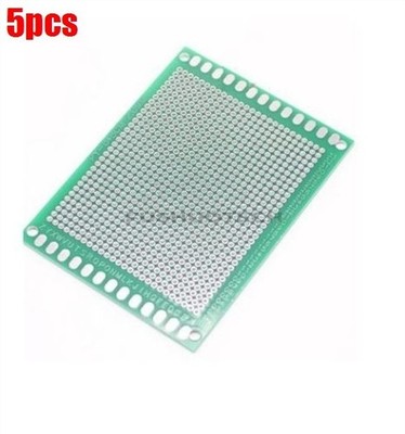 5Pcs Board 6CMX8CM Protoboard Circuit Universal Prototype Pcb Double Side New ce