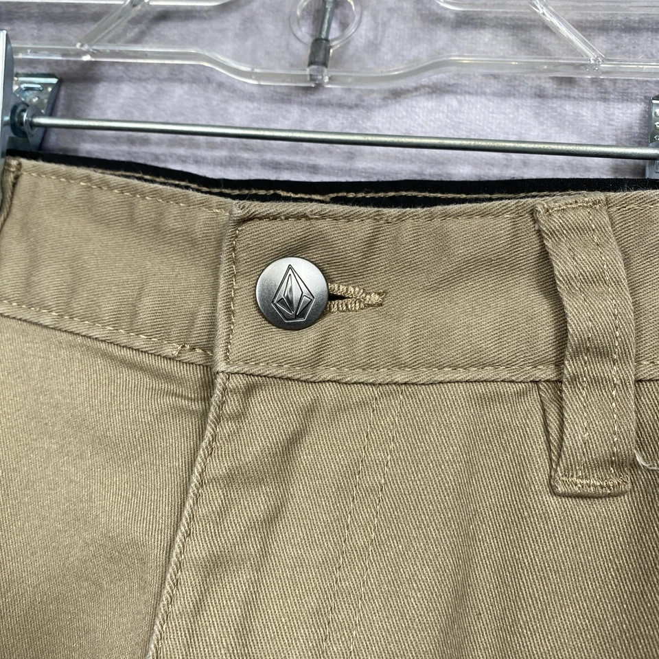 VOLCOM Shorts Mens 30 Tan 21" Chino Corpo Class True to This Vmonty Preppy - Image 4 of 4