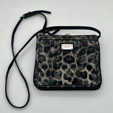 Bolso de Hombro Y2K Nine West Leopardo - Cartera It-Girl Vintage Años 2000 Estampado Animal