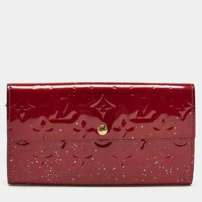 Louis Vuitton Geldbörse Pomme Damour Monogram Vernis Leder Sarah