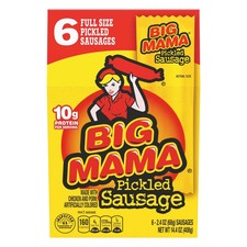 Penrose Big Mama Pickled Sausages, 2.4 oz., 6 Pack