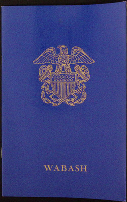 1971 US Navy Wabash AOR-5 Christening  Ceremony Program  6th Fleet Quincy MA