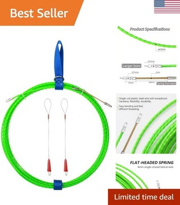 Fish Tape Wire Puller Through Wall Wire Threader Fish plus Fish Cable Fastene...