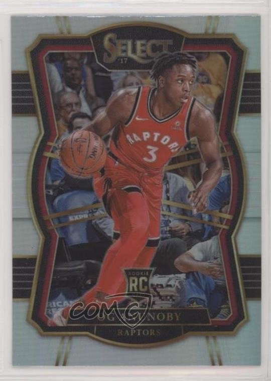 2017-18 Panini Select Premier Level Silver Prizm OG Anunoby #134 r2s