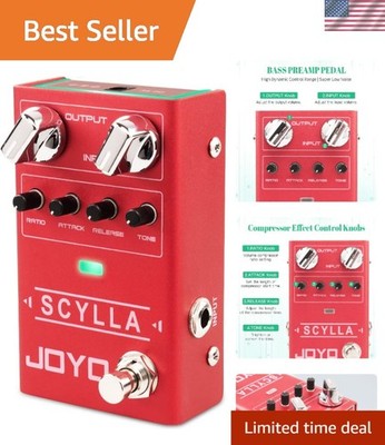 SCYLLA R-27 Bass Guitar Compressor Effect Pedal 9V Replacement