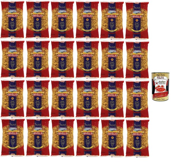 Divella Gnocchi N°43 Hartweizen Pasta 100% Italienisch 24X500G +Polpa-image