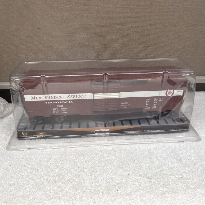 Menards Gold Line PRR Merchandise Service BoxCar 279- 2654 O Gauge Train Car