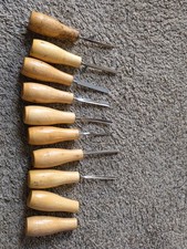 8 Wood Carving Set Hand Chisel Set Woodworking Kit With 2 Extra Handles