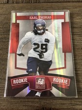 2010 Panini Donruss Elite Rookie Card Earl Thomas #191 Seattle Seahawks. rookie card picture