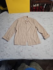 Woman s DOLBY Blazer, Sz 12, Cream With Accents. EUC