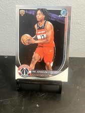 Topps Bowman Chrome U Tre Johnson III Rookie BCV-6 Washington Wizards NBA