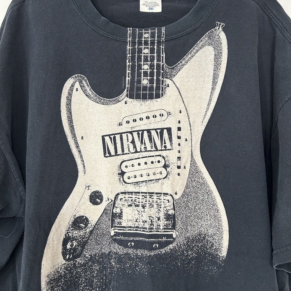 NIRVANA ギターデザイン Tシャツ M hotheartrock_21ts07