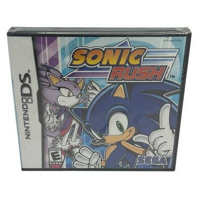 Sonic Rush (Nintendo DS, 2005) Sega Authentic Brand New Factory Sealed Free Ship