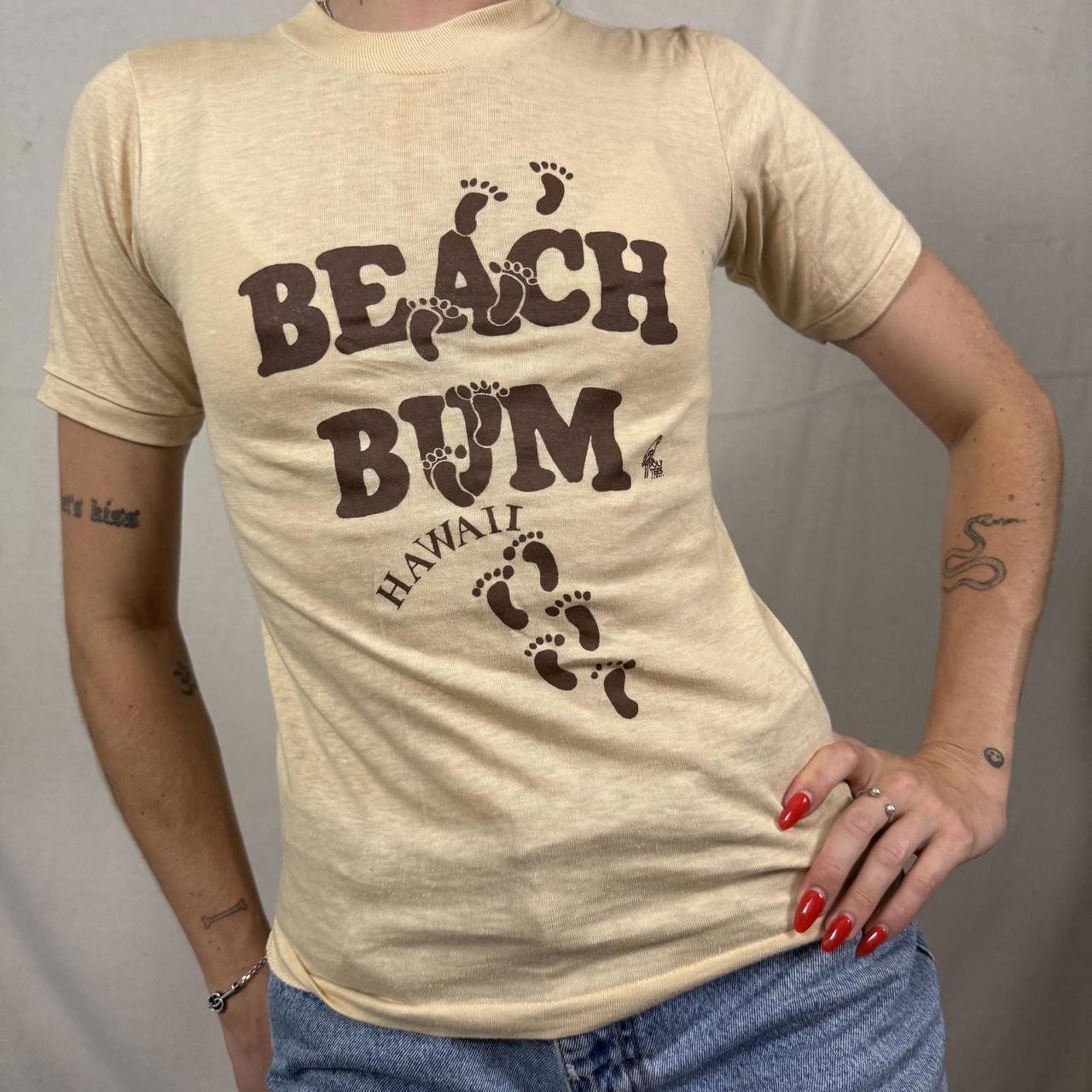 Vintage 80s “Beach Bum” Hawaii Tee – Sunstrokes of Hawaii