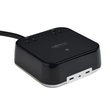 CubieVia - Tabletop Power Strip Wireless Charging Station with Outlets and US...