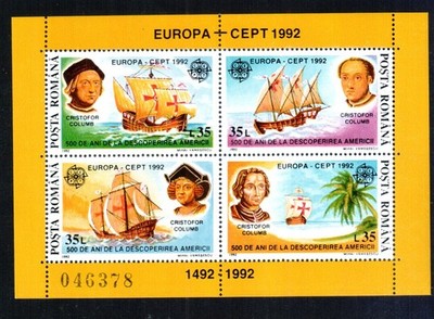 RUMANÍA 1992 EUROPA CEPT HB NUEVA MNH