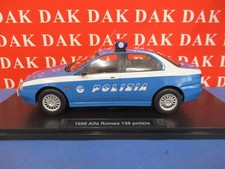 Die cast 1/18 Modellino Auto Polizia Police Alfa Romeo 156 1998 Italy by Triple9