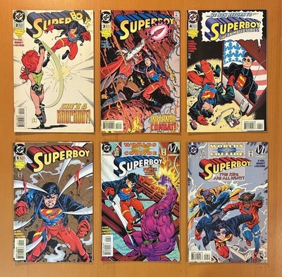 Superboy x 13 issues between #2 & #15 DC 1994 (AF179) 13 x comics.