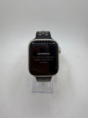 Apple Watch Series 7 - 45mm - Silver - as-is for salvage/parts/disassembly