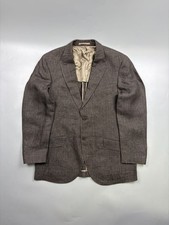 Men  s Hackett London Linen Two Button Summer Blazer Size IT 52 R Y1249 