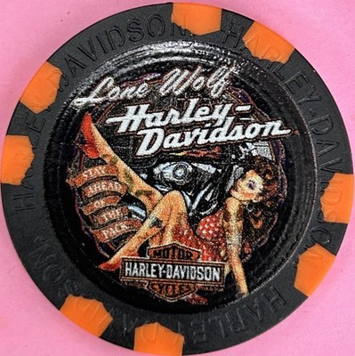 Harley Davidson Wide Print Poker Chip from Lone Wolf HD in Spokane, Washington