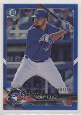 2018 Bowman Chrome Prospects Blue Refractor 60/150 Rowdy Tellez #BCP11 0u7