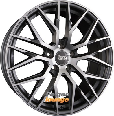 4x MAM MAM RS4 Palladium Front Polish (PFP) 8,5x20 ET30 5x112