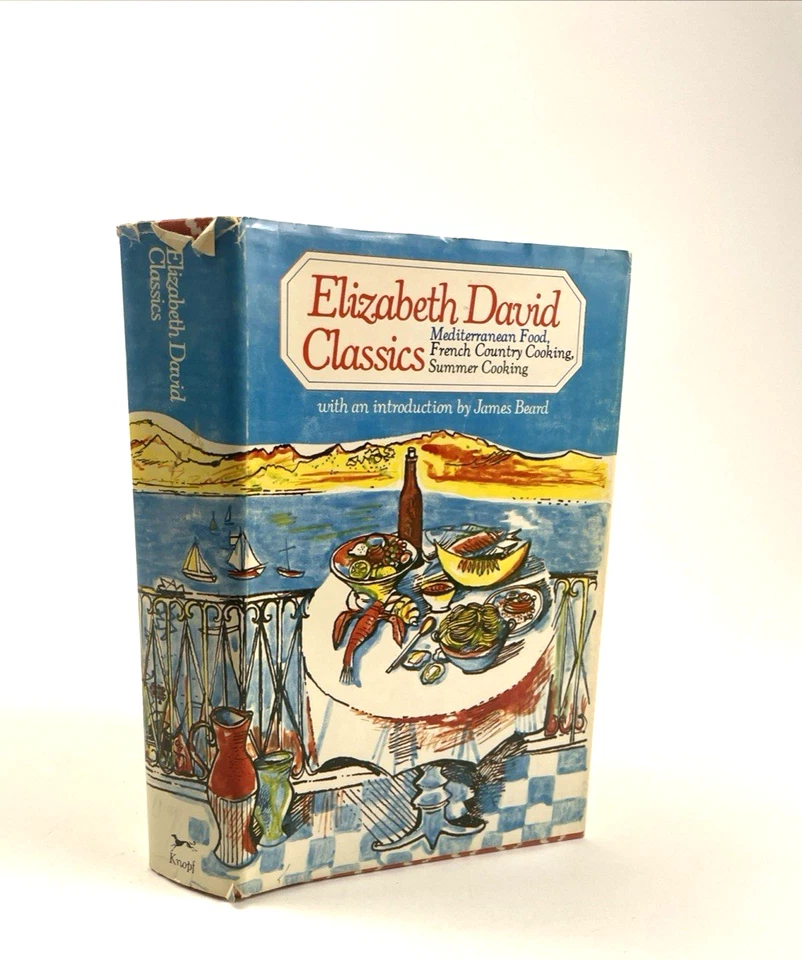 VTG Elizabeth David Classics...Mediterranean & French Food Cookbook HC/DJ Foto 2 de 4