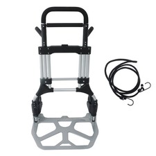 Aluminum Folding Hand Truck 500 LB with Telescoping Handle with 8 inch Wheels