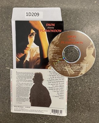 Dion Chante Plamondon by Dion, Celine (CD, 1991) No Case #1D209