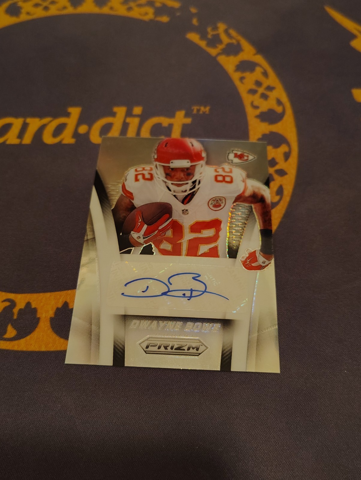 Dwayne Bowe 2024 Panini Prizm Flashback Silver Prizm Autographs /149 Auto Chiefs