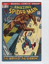 Amazing Spider-Man #110 (1972) Key 1st Gibbon  FN/VF