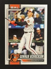 🔥 2026 Topps Series 1 Gunnar Henderson #46 Orioles Superstar MVP Talent